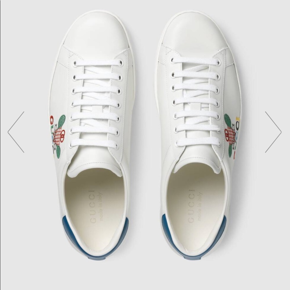 New💕Men’s Gucci Ace sneakers tennis logo - Picture 3 of 10